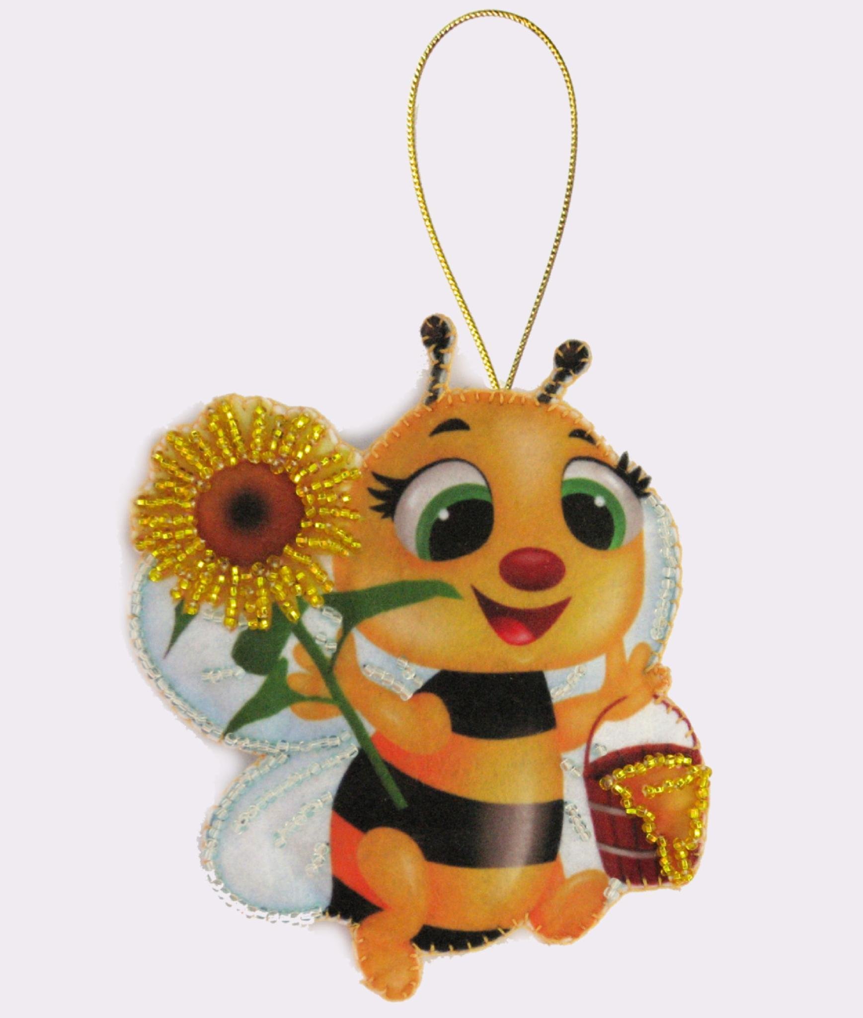 Набір для вишивання бісером BUTTERFLY F031 Бджілка 11х10 см (F031)