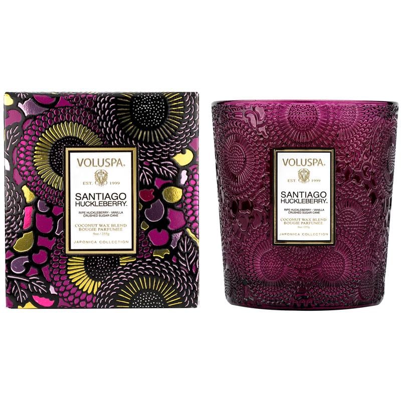 Свеча ароматическая Voluspa Japonica Santiago Huckleberry 255 г стеклянный стакан (111004530)