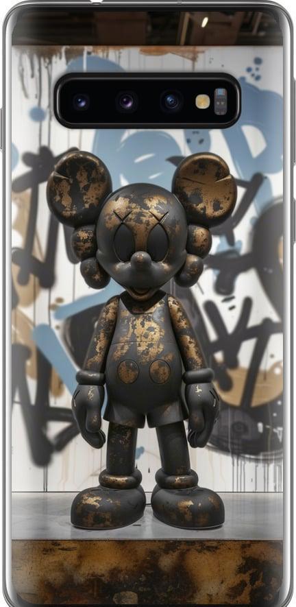 Чехол на Samsung Galaxy S10 Bronze kaws v2 (6098t-1640-42517)