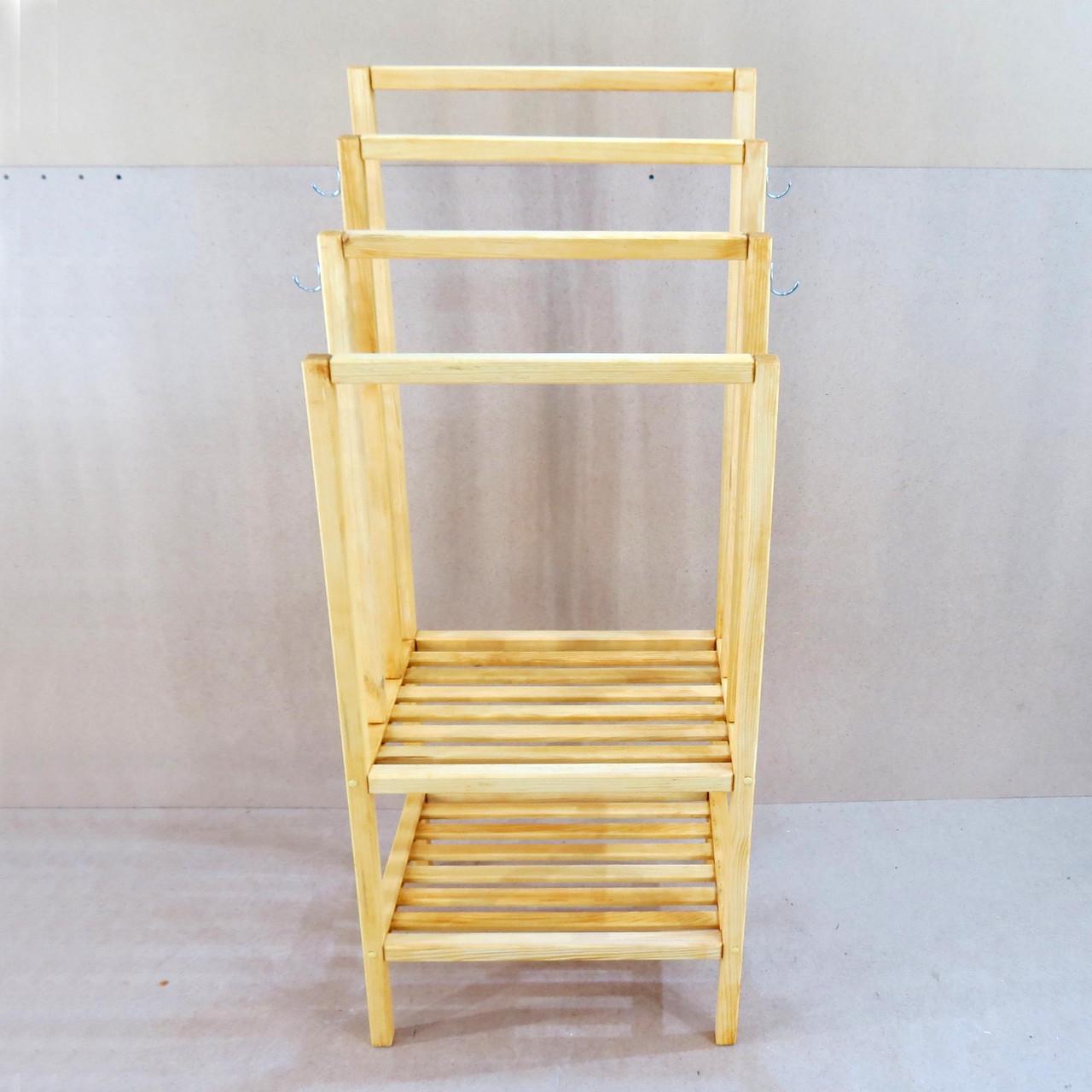 Стойка/вешалка напольная из дерева Шрадер Ваниль (СШВ-001902) - фото 2