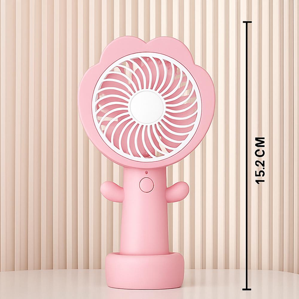 Вентилятор портативний на акумуляторі та USB Квітка Рожевий (51-рож-BT-8861) - фото 10 Вентилятор портативний на акумуляторі та USB Квітка Рожевий (51-рож-BT-8861) - фото 10