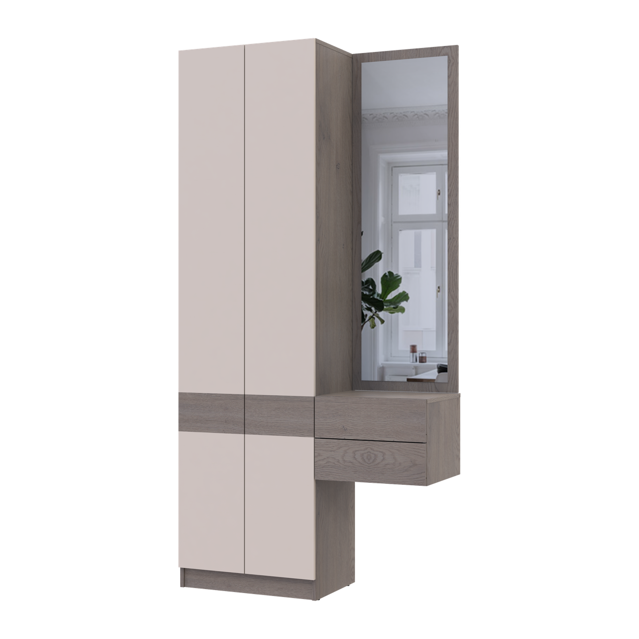 Прихожая Moreli KO-0002 1690x1880x380 мм Антрацит/Бетон (mo-ko0002-antracit-beton) Прихожая Moreli KO-0002 1690x1880x380 мм Антрацит/Бетон (mo-ko0002-antracit-beton)