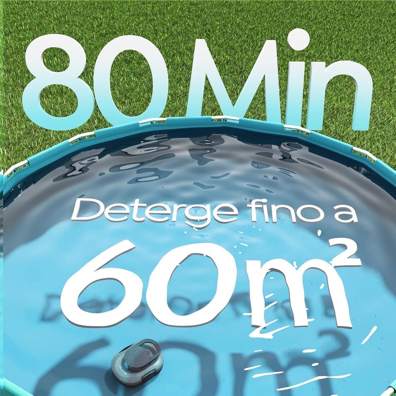 Робот-пылесос для бассейна TALOSBO Pleco S1 аккумуляторный 80 мин работы очистки дна двойной мотор - фото 6 Робот-пылесос для бассейна TALOSBO Pleco S1 аккумуляторный 80 мин работы очистки дна двойной мотор - фото 6