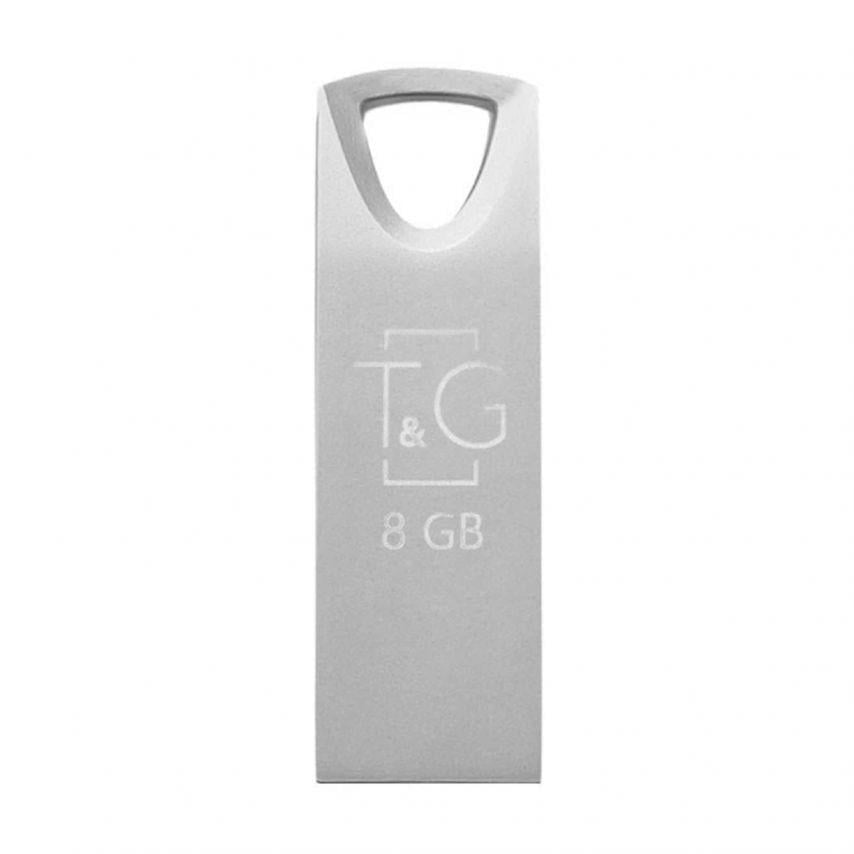 Флеш-пам'ять USB T&G Metal 8GB USB 2.0 Silver (117) Флеш-пам'ять USB T&G Metal 8GB USB 2.0 Silver (117)