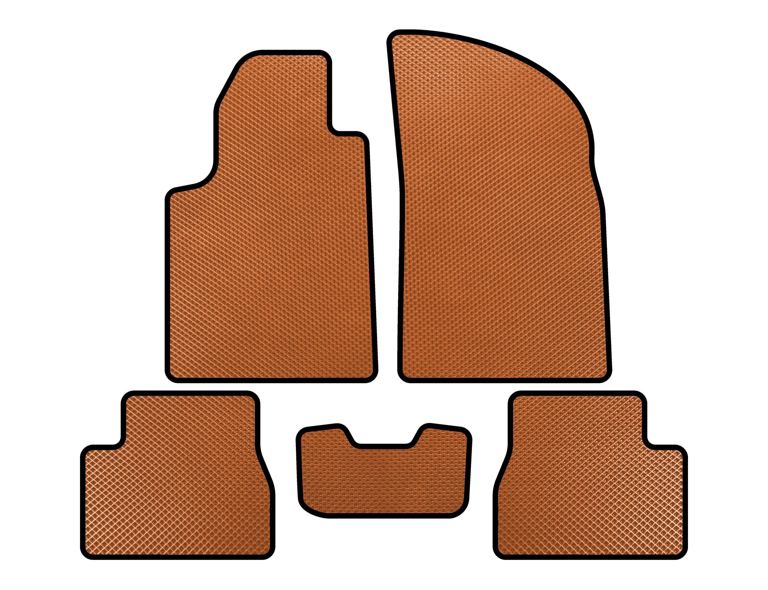 Коврики Digital Designs EVA для Citroen C-3 2002-2009 гг. этилвинилацетат Оранжевый (144464)