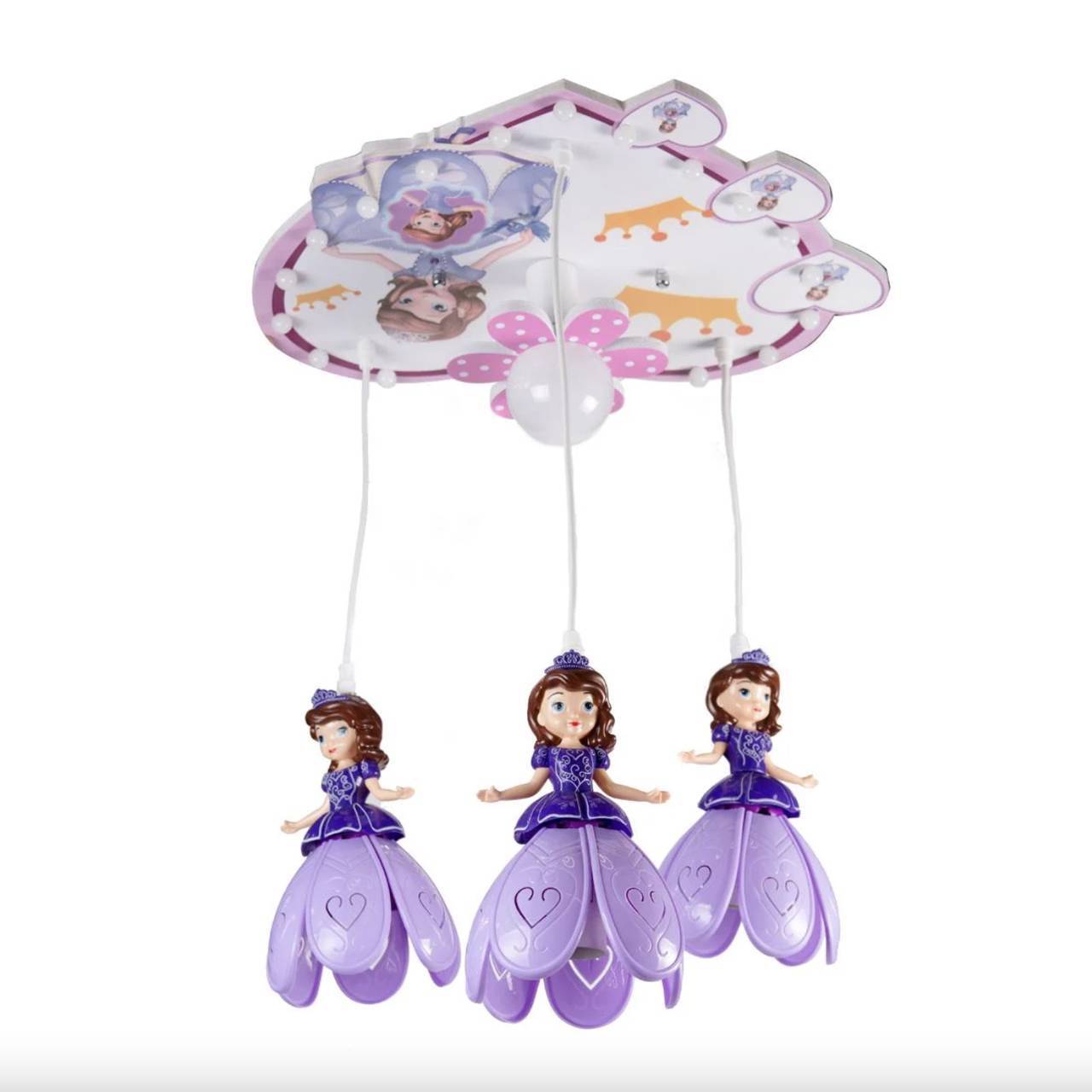 Люстра детская Sunlight Феи с подвесами (6287-4)