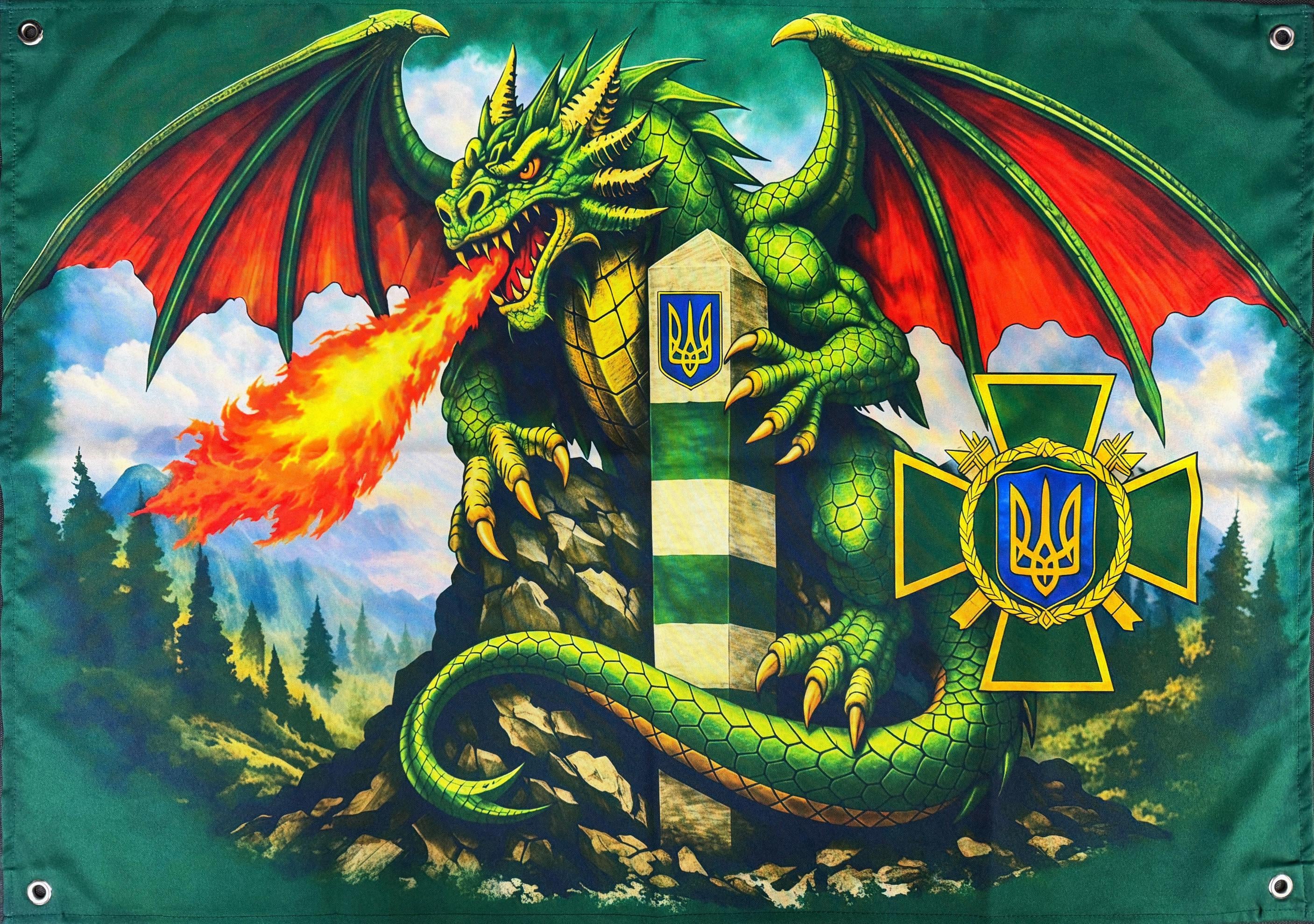 Баннер Viking ДПСУ Железный дозор Украины 900х600 мм (34144110)