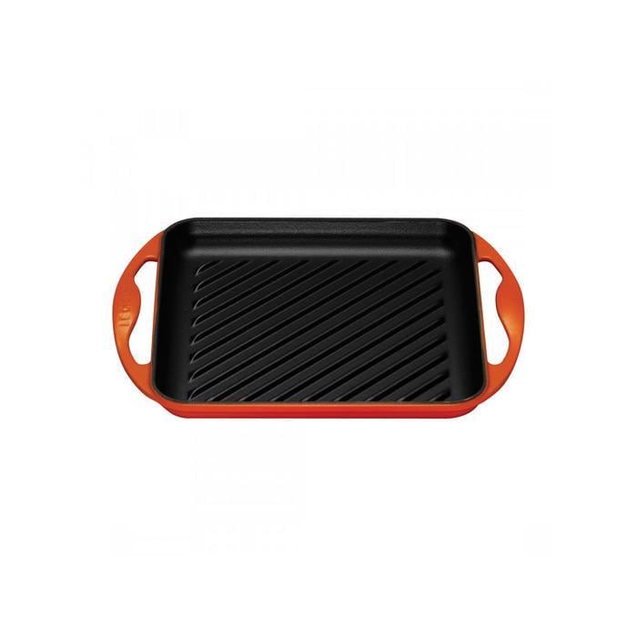 Сковорода-гриль Le Creuset Квадрат 24 см чавун Помаранчевий (2501643)