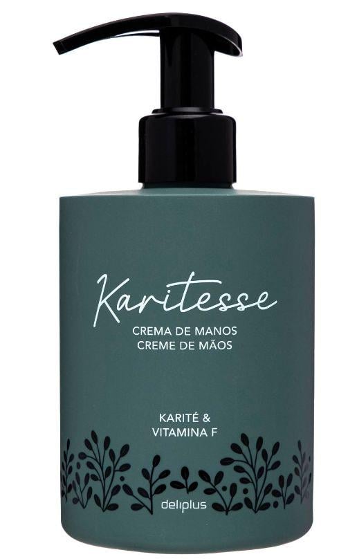 Крем для рук живильний з олією ши та вітаміном F Deliplus Karitesse 290 ml