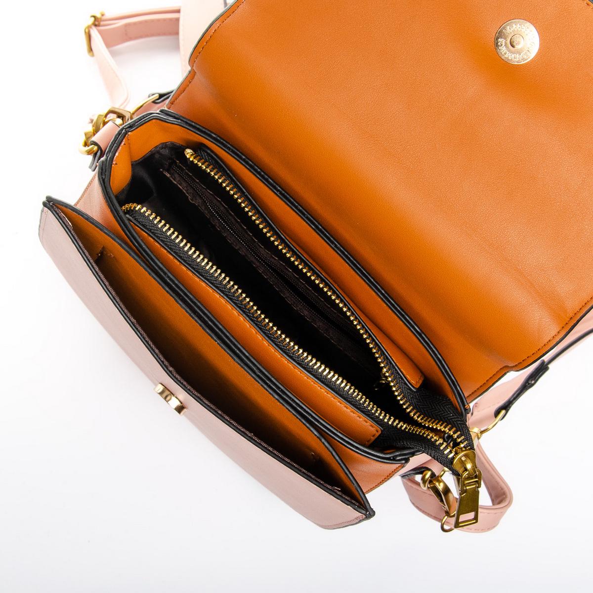 Женская сумочка-клатч Fashion 913 Пудровый - фото 4 Женская сумочка-клатч Fashion 913 Пудровый - фото 4