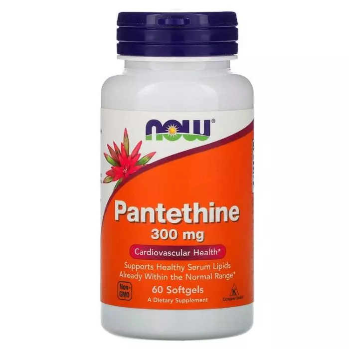 Пантетін Now Foods 300 мг 60 желатинових капсул (NF0487)