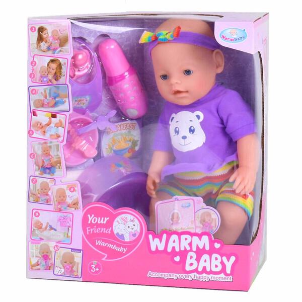 Пупс-девочка Warm Baby 40 см с горшком и аксессуарами (52131) Пупс-девочка Warm Baby 40 см с горшком и аксессуарами (52131)
