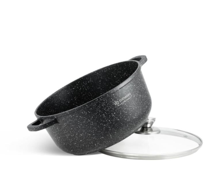 Набір посуду Edenberg з гранітним покриттям 8 предметів Чорний (EB-8143) - фото 8 Набір посуду Edenberg з гранітним покриттям 8 предметів Чорний (EB-8143) - фото 8