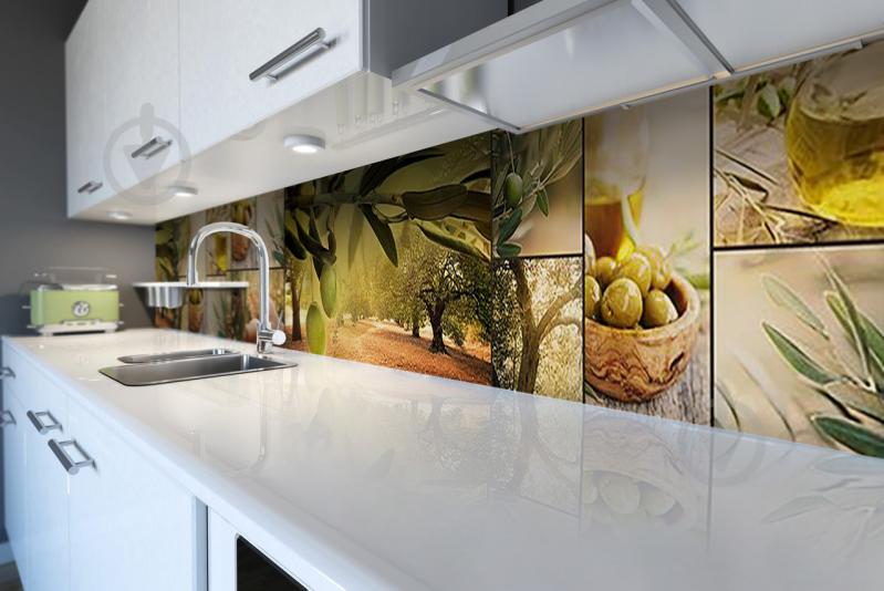 Скинали на кухню Zatarga «Оливковая роща» 650х2500 мм виниловая 3Д наклейка кухонный фартук самоклеящаяся Z180453/1 Скинали на кухню Zatarga «Оливковая роща» 650х2500 мм виниловая 3Д наклейка кухонный фартук самоклеящаяся Z180453/1