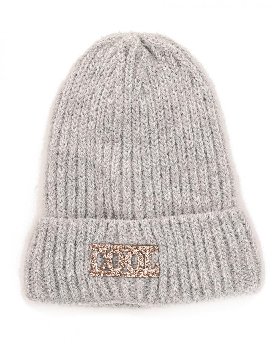 Шапка дитяча зимова Alex Ніка 50-54 см Світло-сірий