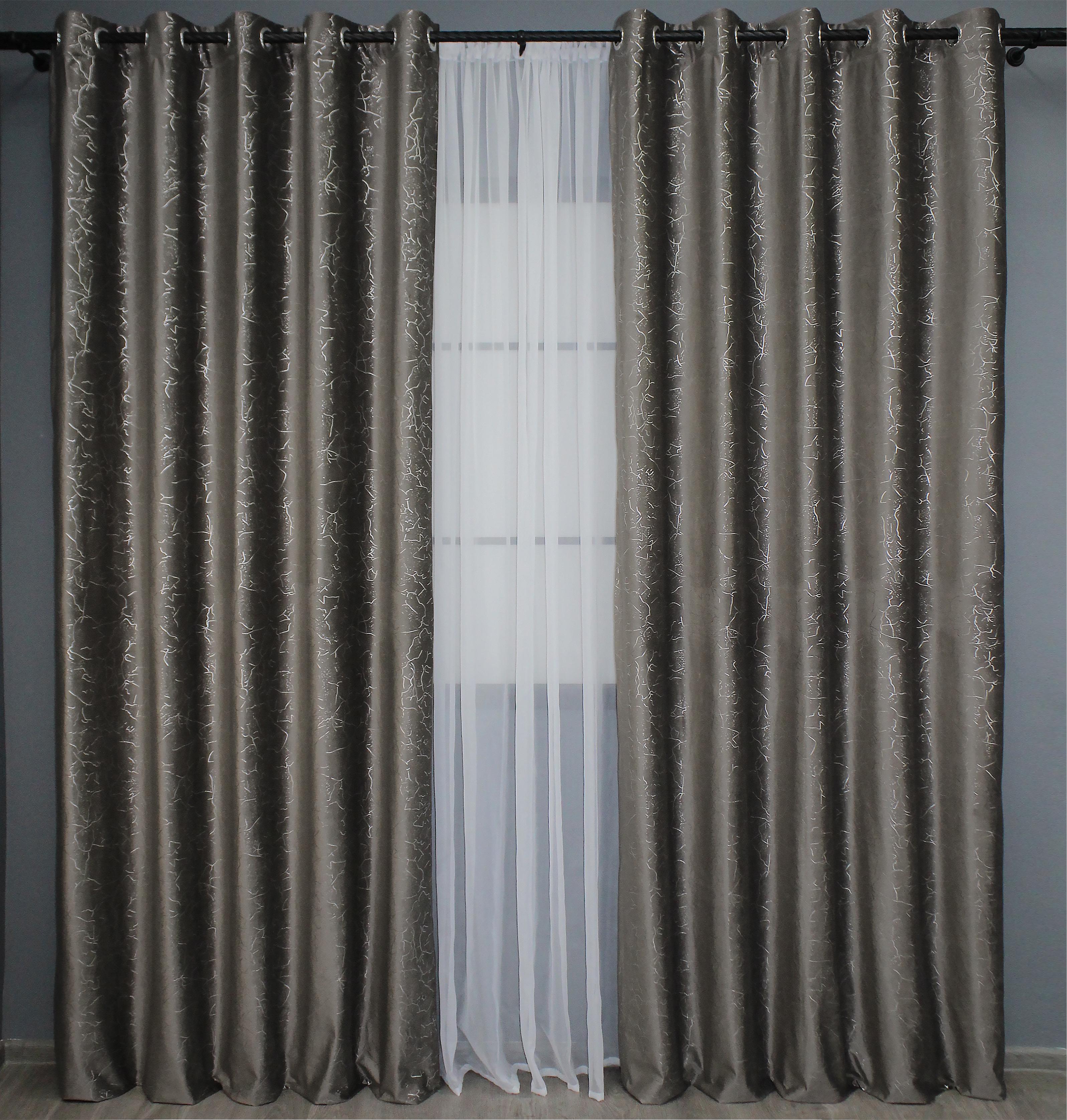 Комплект штор на люверсах VR-Textil Оксамит Афіна № 1316ш 150х270 см 2 шт. Какао (37-0084) Комплект штор на люверсах VR-Textil Оксамит Афіна № 1316ш 150х270 см 2 шт. Какао (37-0084)