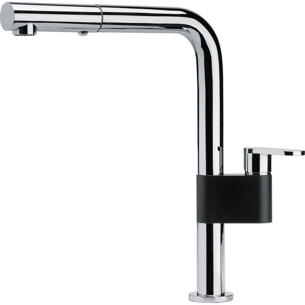 Кухонный смеситель Franke Grammy с выдвижным изливом и функцией душа Хром (115.0266.023)