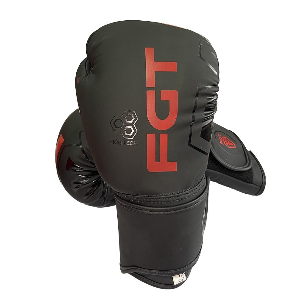 Рукавички боксерські Newt Fight Gear Team 12 oz NE-BOX-F-12-B Чорний - фото 3