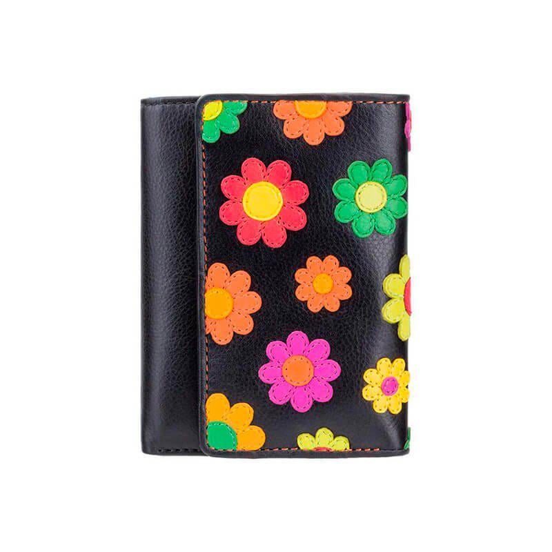 Кошелек женский кожаный Visconti Paris Black Pace Daisy (DS81 BLK/PC) Кошелек женский кожаный Visconti Paris Black Pace Daisy (DS81 BLK/PC)