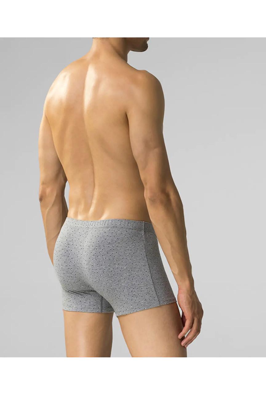 Набор трусов-боксеров мужских Atlantic 3MH-199 низкой посадки хлопковых 3 шт. M Темно-синий/Синий/Серый меланж (2403379338) - фото 3