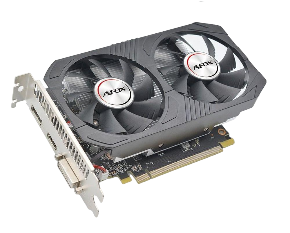 Видеокарта Radeon RX 550 AFOX 4 Gb GDDR5 128-bit, DVI/HDMI/DP 1180/6000 MHz (AFRX550-4096D5H4-V6)