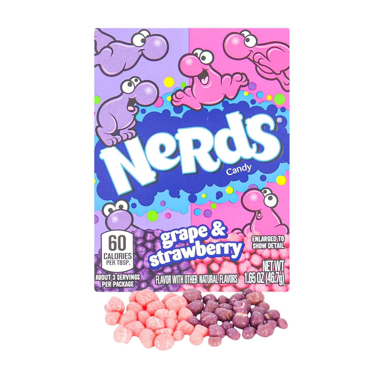 Нердсы Nerds Grape & Strawberry Виноград-клубника 46,7 г (00000006031)