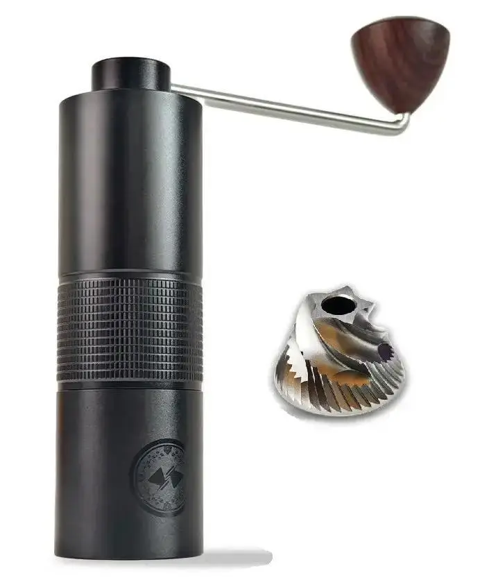 Кофемолка ручная Hario Kabuto со стальными жерновами и регулировкой уровня помола (MKBT-1B)