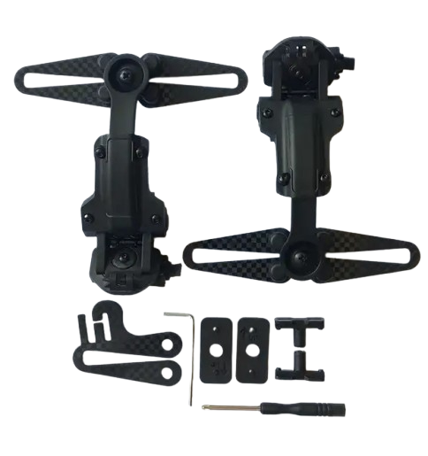 Адаптер для наушников Peltor и Sordin на шлем Черный