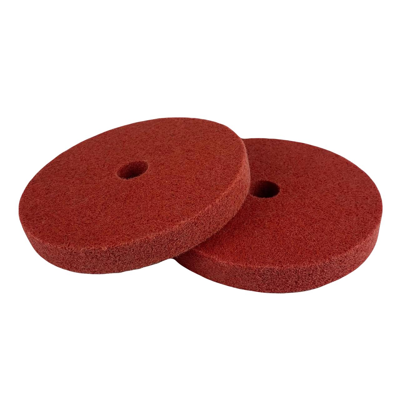 Круг из абразивного PM Р120 ПП волокна 150х20х22 Красный (29901031) - фото 2