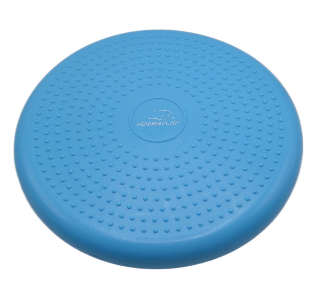 Балансувальна подушка масажна PowerPlay 4009 Balance Pad Ø 33 см Синій - фото 4 Балансувальна подушка масажна PowerPlay 4009 Balance Pad Ø 33 см Синій - фото 4