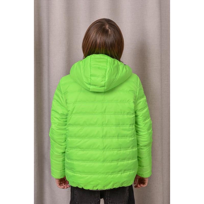 Куртка детская двухсторонняя 158 см Черный с салатовым (2724893595) - фото 6 Куртка детская двухсторонняя 158 см Черный с салатовым (2724893595) - фото 6