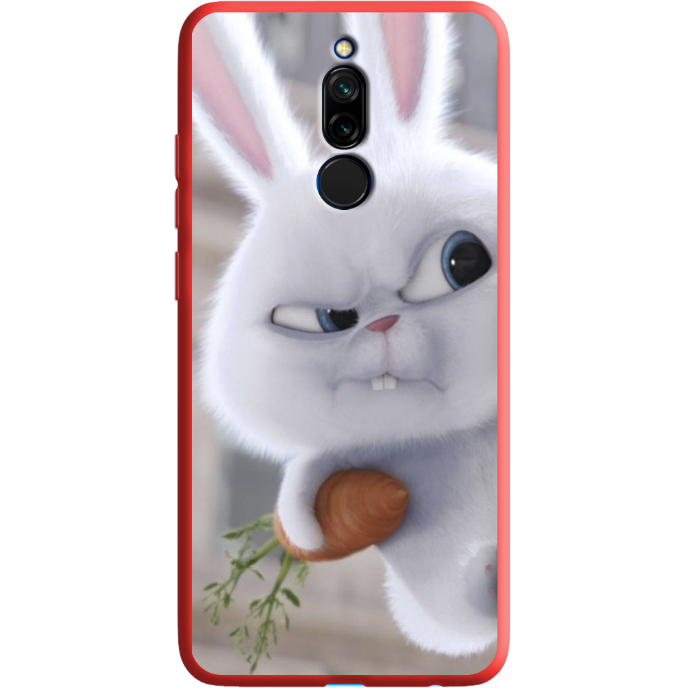 Чохол Boxface Xiaomi Redmi 8 Rabbit Snowball Червоний силікон  (38411-up1116-38680)
