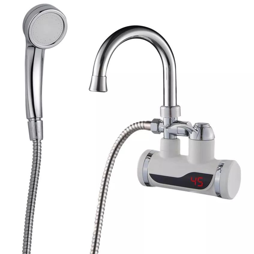 Кран с подогревом воды Wezer SDR-В07WSTP 3 кВт (102372)