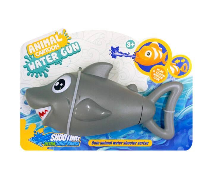 Водяной пистолет-насос Water gun 1675 Акула Серый (1974771812)