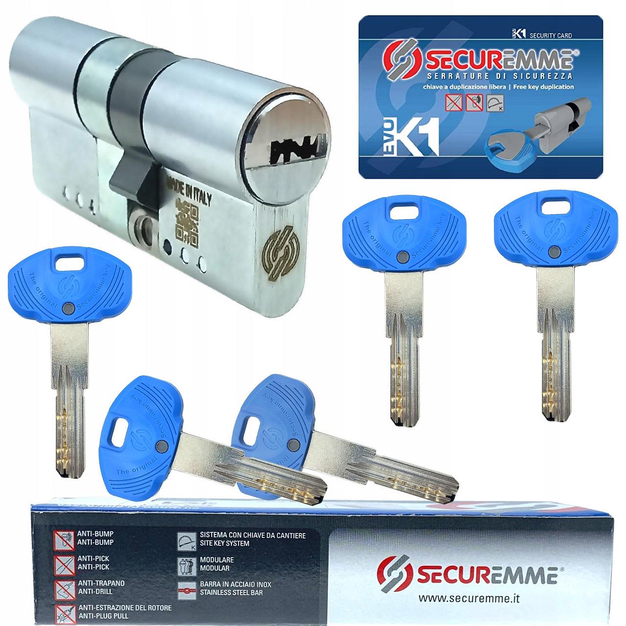 Серцевина модульна Securemme K1 63 мм 31,5/31,5 мм ключ/ключ матовий Хром (12894556) Серцевина модульна Securemme K1 63 мм 31,5/31,5 мм ключ/ключ матовий Хром (12894556)