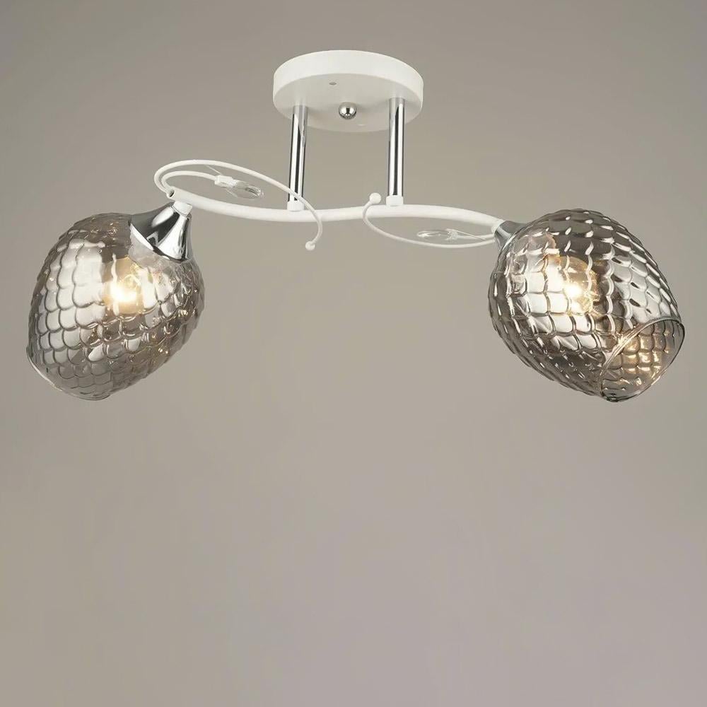 Люстра стельова Lighthouse SRS-19524/2 WT/CH Білий/Хром