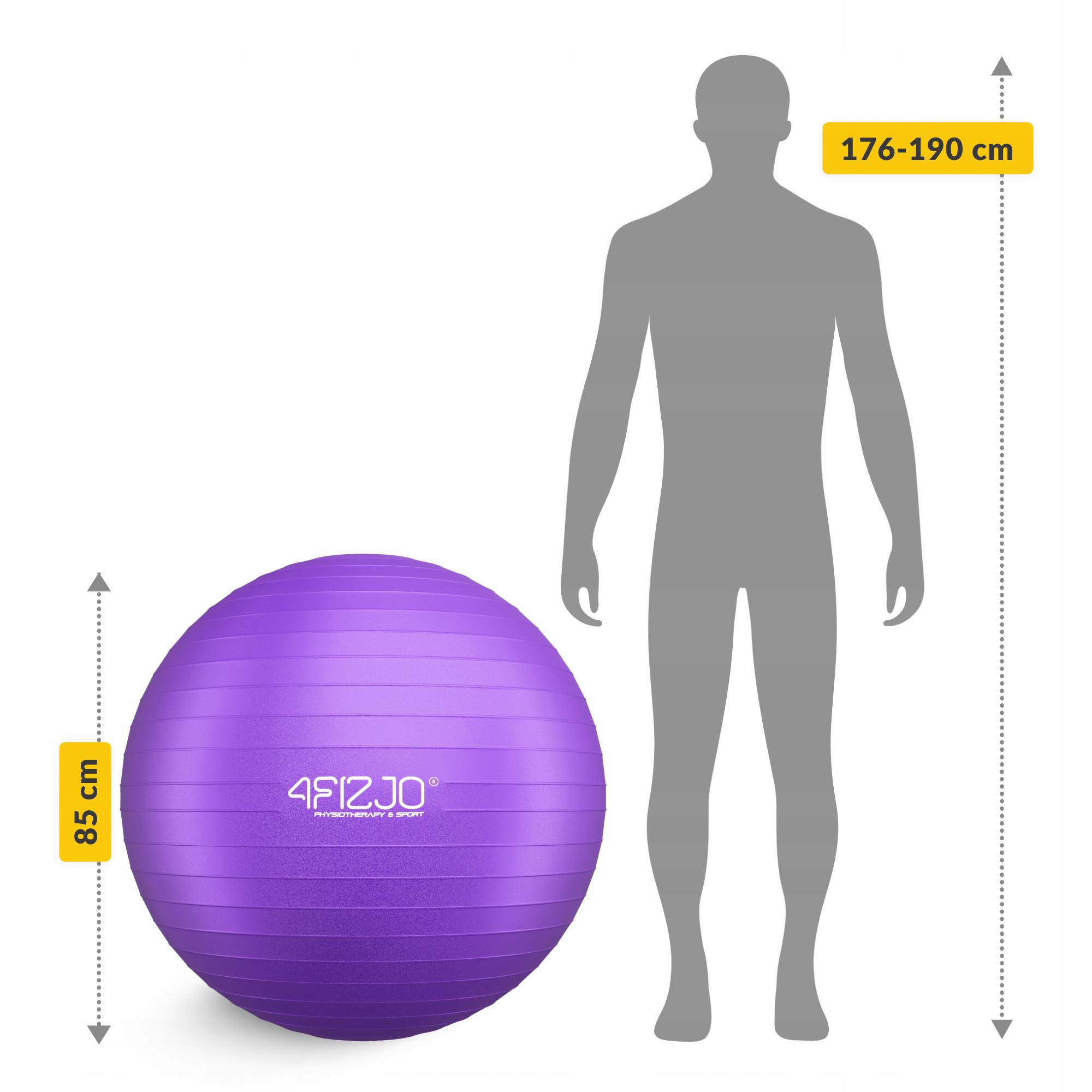 Мяч для фитнеса 4fizjo Anti-Burst 85 см Violet (P-5905973404846) - фото 2 Мяч для фитнеса 4fizjo Anti-Burst 85 см Violet (P-5905973404846) - фото 2