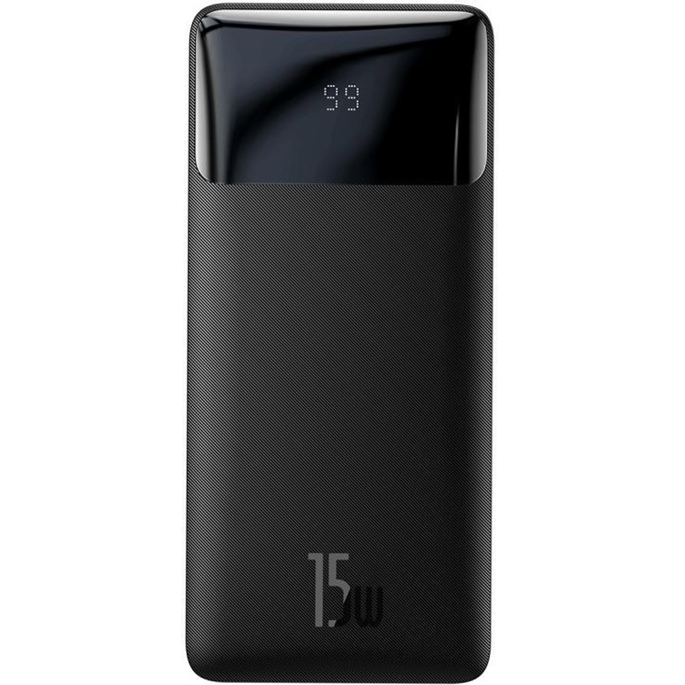 Зовнішній акумулятор Baseus Bipow Digital Display Powerbank 15W 30000mAh Black (PPDML-K01)