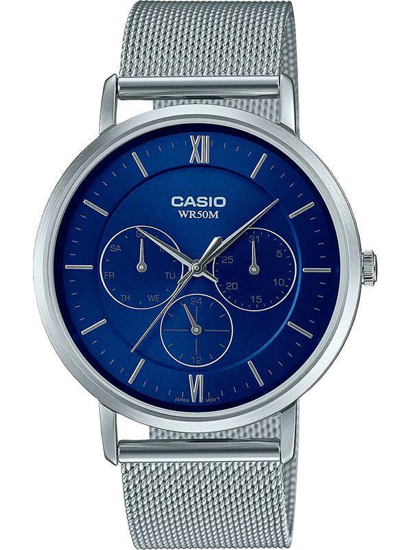 Наручний годинник чоловічий Casio MTP-B300M-2A Timeless Collection з сталевим корпусом Синій (2904237513) Наручний годинник чоловічий Casio MTP-B300M-2A Timeless Collection з сталевим корпусом Синій (2904237513)
