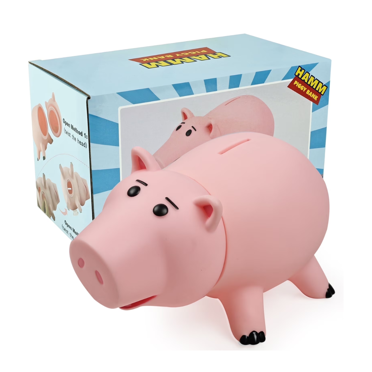 Детская копилка HAMM Toy Story Piggy Bank 19 см пластиковая Розовый (CT-HAMM-19-PG)
