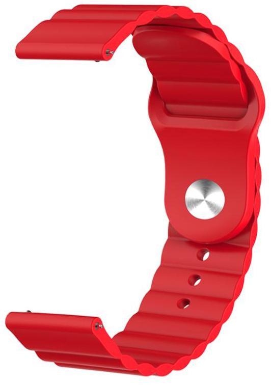 Ремешок Wave для смарт-часов силиконовый 22 мм Red (16386-2D)