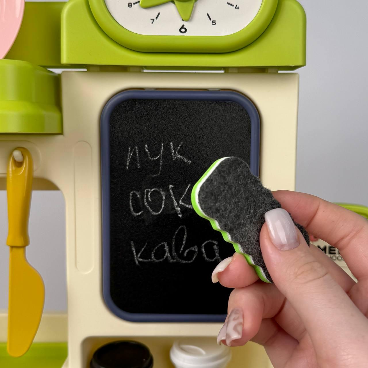 Детская кухня с паром/светом/звуком/посудой/овощами/холодильником 63 элемента 70 см (29480938) - фото 3