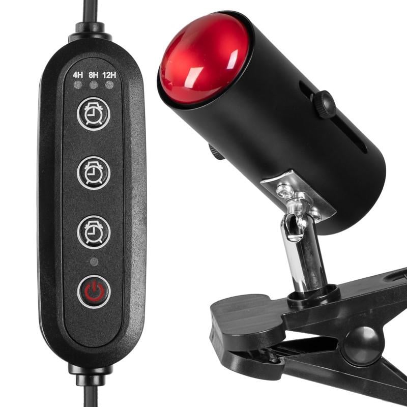 Светильник Terrario ReptiSun Time Control 200W с зажимной ручкой и таймером (TR-REPTISUN-TIMER) Светильник Terrario ReptiSun Time Control 200W с зажимной ручкой и таймером (TR-REPTISUN-TIMER)