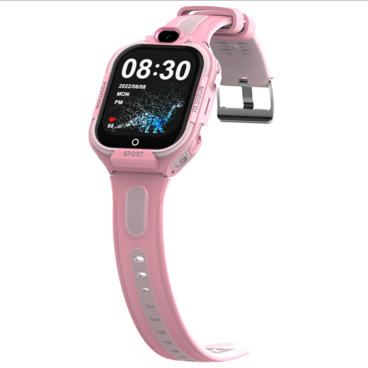 Смарт-часы с GPS для детей Wonlex KT35 Pink — фото 4