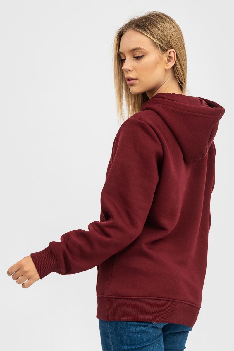 Худи утепленные RAY BASIC U0401 UNISEX S Бордовый - фото 6 Худи утепленные RAY BASIC U0401 UNISEX S Бордовый - фото 6