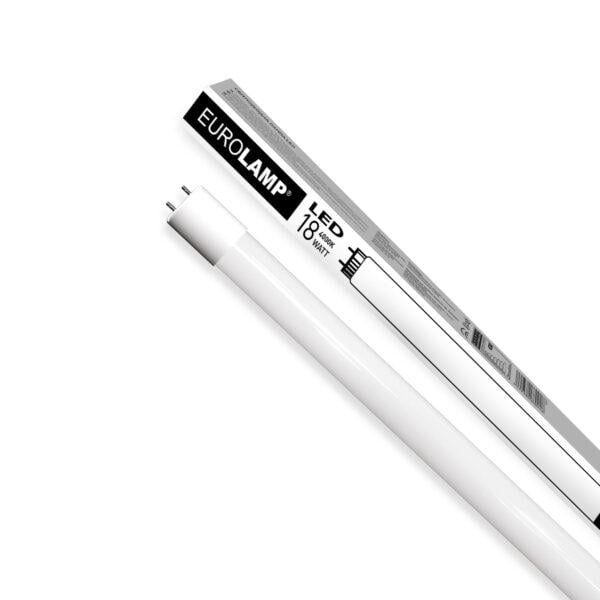 Лампа LED T8 стекло Eurolamp с односторонним подключением 18W-4000K (LED-T8-18W/4000(OS))