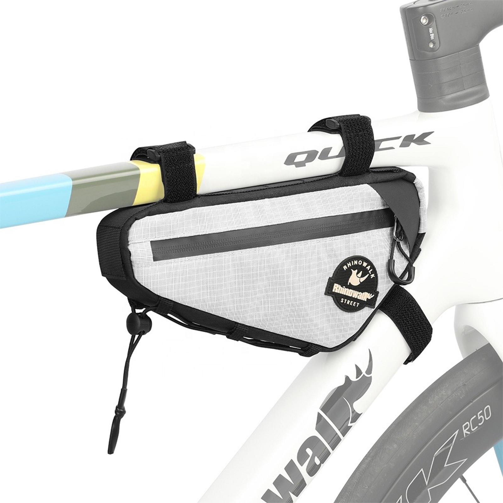 Велосумка под раму Rhinowalk BCT0203 водостойкая с креплением липучка Белый (RWK-BCT0203-7316)