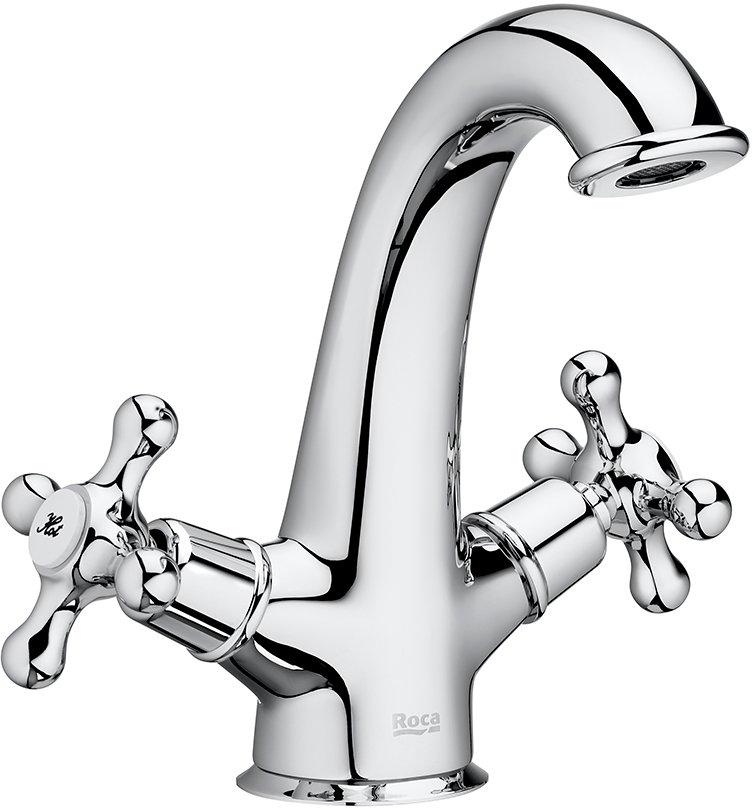 Змішувач для умивальника ROCA Carmen A5A3A4BC00 двовентильний Хром (114585)