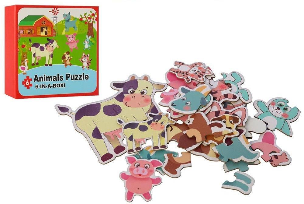 Дерев'яна іграшка HOME Пазли MD 2558