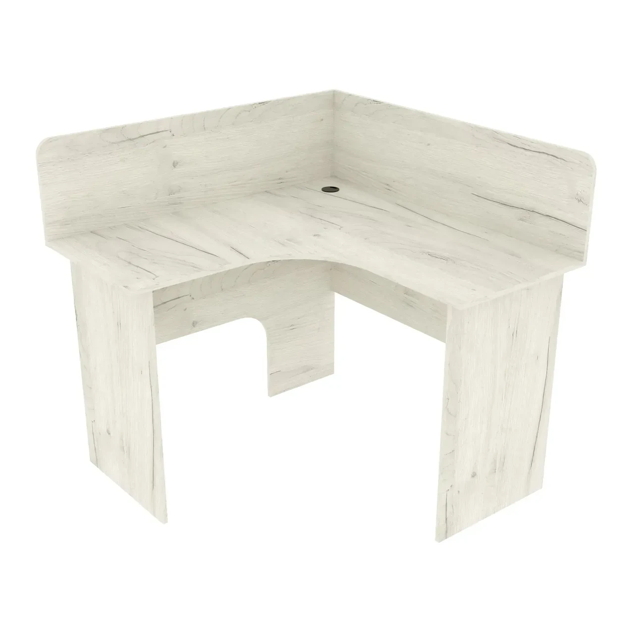 Стол компьютерный угловой Kontinent ОСК-3 110х110х106 см Дуб Крафт Белый (83029892)